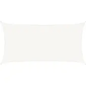 vidaXL Voile d'ombrage 160 g/m² blanc 2,5x5 m HDPE