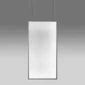 Artemide Discovery Space Suspension Rectangulaire Satinized aluminium | Standard | Push|DALI