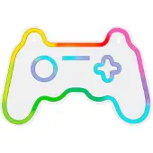 Forever Neon-LED RGB Gamepad | Pilote | Multicolor