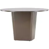 Ebuy24 Santa Fe table de jardin Ø120 marron.
