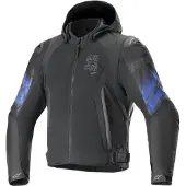 Alpinestars Zaca Air Venom WP Jacket Black Electric Blue Taille 3XL