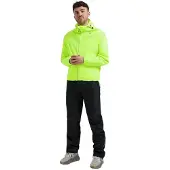 Rogelli Unisexe, Veste de cyclisme, Pendler Regenanzug (XL), Noir, Jaune, XL