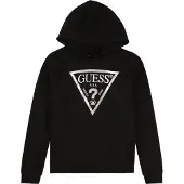 GUESS Sweat-shirt noir / argent