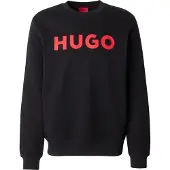 HUGO Sweat-shirt 'Dem' rouge / noir