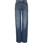 Noisy May Jean 'NMYOLANDA' bleu denim / marron
