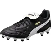Puma Chaussure de foot 'King Top' noir / blanc