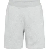 New Era Pantalon gris chiné / blanc