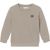 Name it Sweat 'NMMVimo' beige foncé / noir / blanc