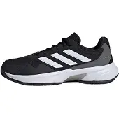 Adidas Chaussure de sport 'CourtJam Control 3' gris foncé / noir / blanc