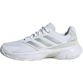 Adidas Chaussure de sport 'CourtJam Control 3' gris clair / argent / blanc