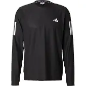 Adidas T-Shirt fonctionnel 'Own the Run' noir / blanc