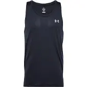 Under Armour T-Shirt fonctionnel 'Streaker' noir / blanc