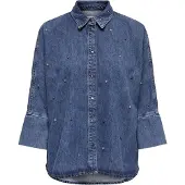 ONLY Chemisier 'OnlGrace' bleu denim