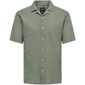 Only & Sons Chemise 'Caiden' vert