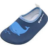 Playshoes Claquettes / Tongs marine / bleu ciel / blanc
