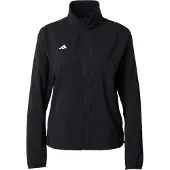 Adidas Veste de sport 'Adizero Essentials' citron vert / noir