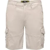 Only & Sons Pantalon cargo 'Dean-Mike' crème