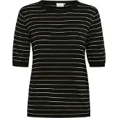 Kaffe Pull-over 'KA Mala' noir / blanc