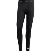 Adidas Pantalon de sport 'TECHFIT Compression Training Long' noir / blanc