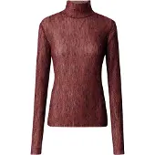 BOSS T-shirt 'Emata' rouge foncé / noir