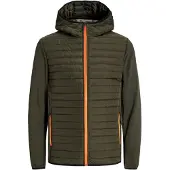 Jack & Jones Veste mi-saison 'JJEMulti' vert foncé