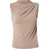 Pieces Chemisier 'PCMadison' taupe