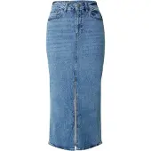 Vila Jupe 'Jaf' bleu denim