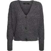 Vero Moda Cardigan 'VMLea' gris foncé