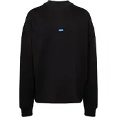 HUGO Sweat-shirt 'Nedro' azur / noir / blanc