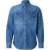 G-Star Chemise bleu foncé
