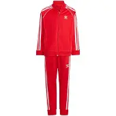 Adidas Originals Survêtement 'Adicolor' rouge / blanc