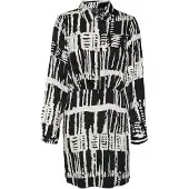 Vero Moda Robe-chemise 'VMCINDY CLEO' beige / noir