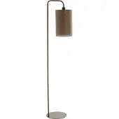 Light & Living - lampadaire - Donio - beige marron - coton métal - E27 - 1738252