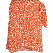 Vila Jupe 'Sille Aria' orange / blanc