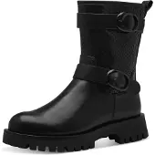 Tamaris - Bottes pour femmes, fermeture éclair, couleur noire, style décontracté