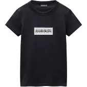 Napapijri T-Shirt 'K S-CHAMOIS' noir / blanc