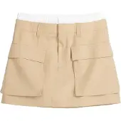 Bershka Jupe noisette
