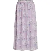 Vila Jupe 'Ingrid' vert / violet pastel / magenta / blanc