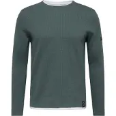 Key Largo Pull-over 'STEFANO' vert foncé / blanc