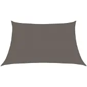 vidaXL Voile d'ombrage 160 g/m² Anthracite 3/4x2 m HDPE