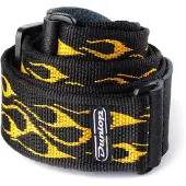 Dunlop STRAP FLAMBE JAUNE ADU D38-11OY