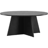 Venture Home Bootcut table basse Ø100 cm noir.