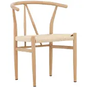 Ebuy24 Alfons chaise de salle à manger beige.