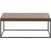 Beliani Table basse Mdf Mat Bois Foncé Delano Lumarko