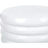 Beliani Table basse Table basse décorative en aluminium blanc et noir meuble de salon