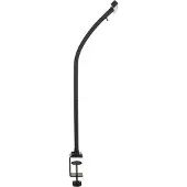 Beliani Lampe à poser aluminium noir matière synthétique LED avec pince dimmer lampe à poser 3 couleurs bureau