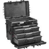 Explorer Cases 5140 Trolley noir avec compartiments en mousse