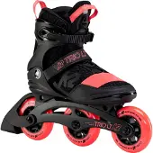 K2 TRIO LT 100 SHORT CUFF Patins inline unisexe noir - coral Taille EU : 37