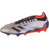 Adidas Chaussure de foot 'Predator Elite' gris argenté / orange fluo / noir