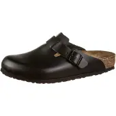 Birkenstock Mule 'Pantolette Herren 60191 Echtleder in schwarz' noir